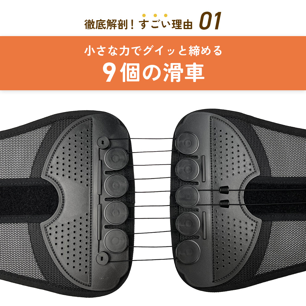 腰&骨盤サポートベルト 腰ぐっと