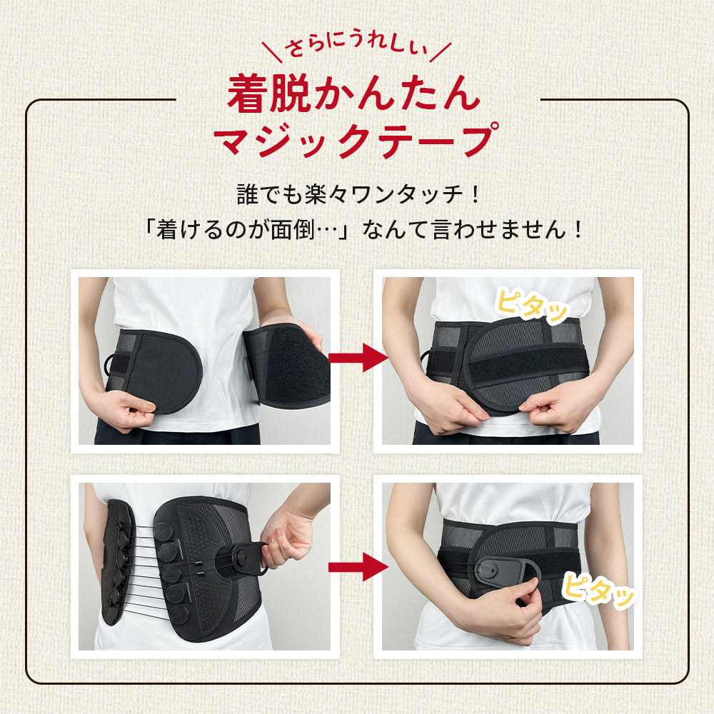 腰&骨盤サポートベルト 腰ぐっと