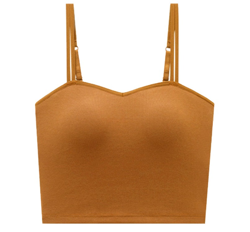 カップ付きキャミソール 立体カップ