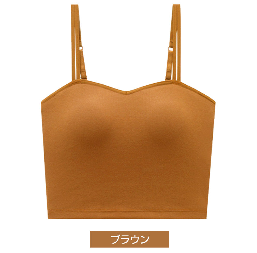 カップ付きキャミソール 立体カップ