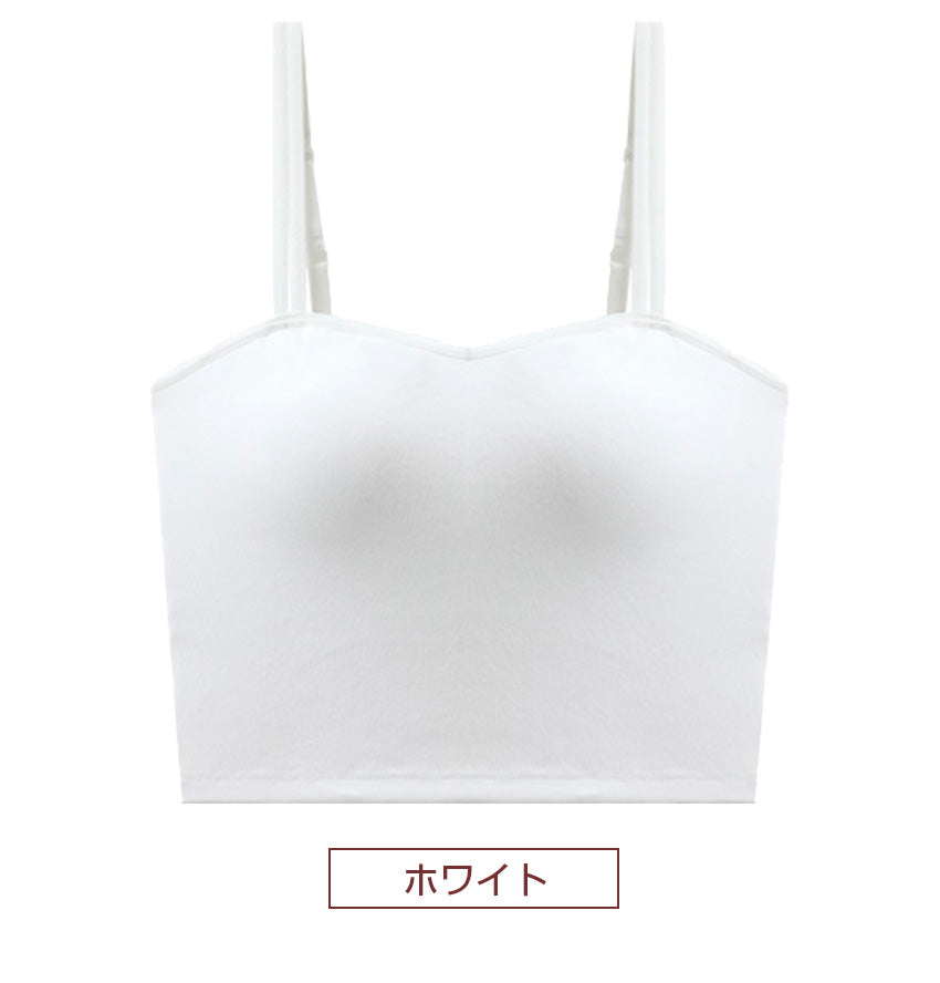 カップ付きキャミソール 立体カップ