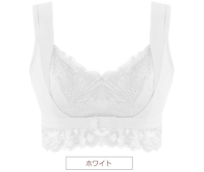 美乳ナイトブラ アンダーベルト ノンワイヤー セットショーツあり