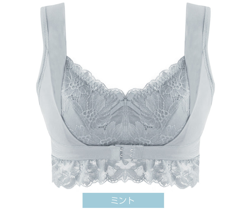 美乳ナイトブラ アンダーベルト ノンワイヤー セットショーツあり