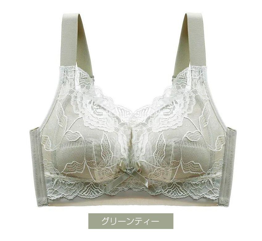 胸を小さく見せるブラ ノンワイヤー セットショーツあり