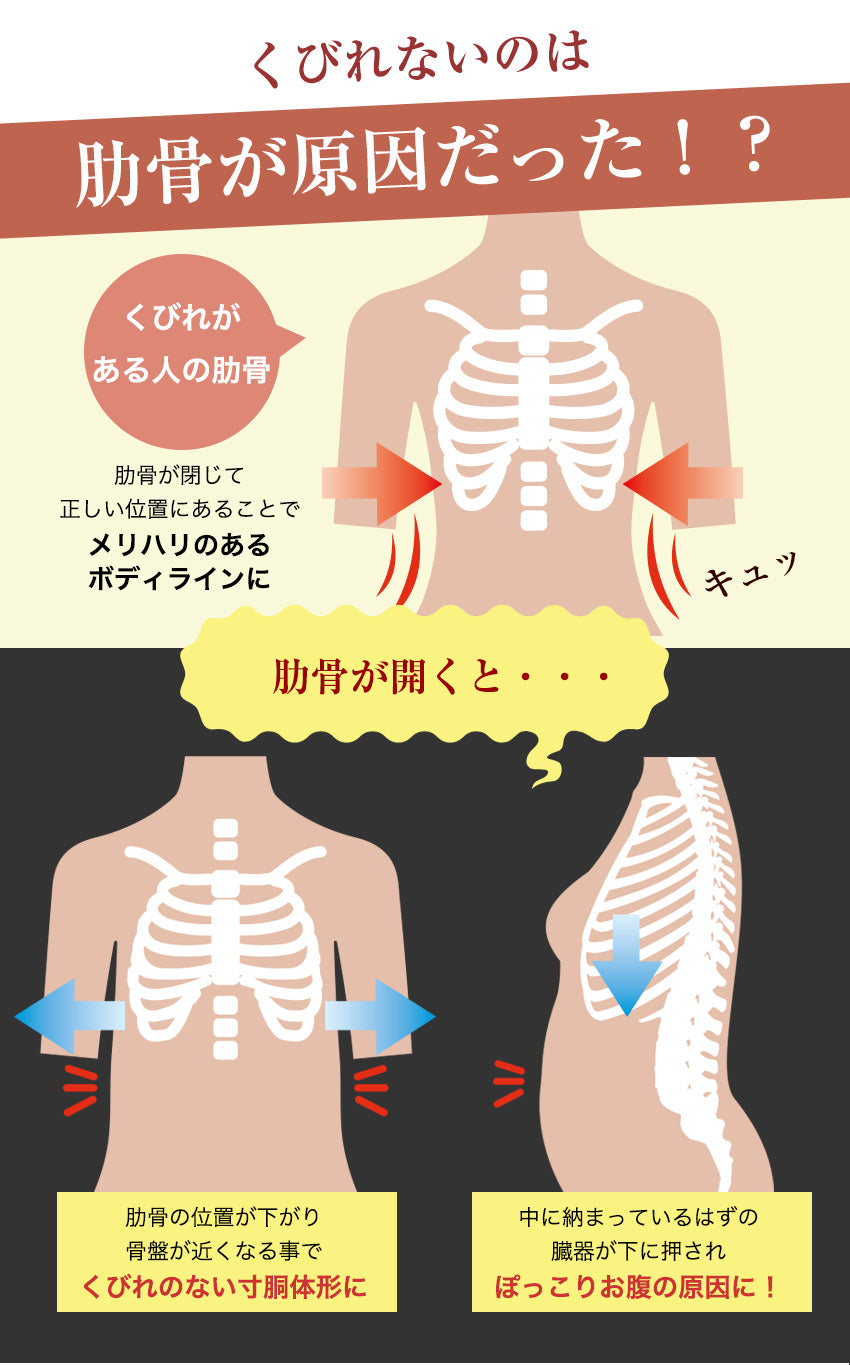 ウエストニッパー コルセット ホック付きタイプ