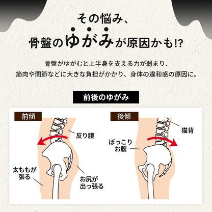 腰＆骨盤サポートベルト 腰ぐっと