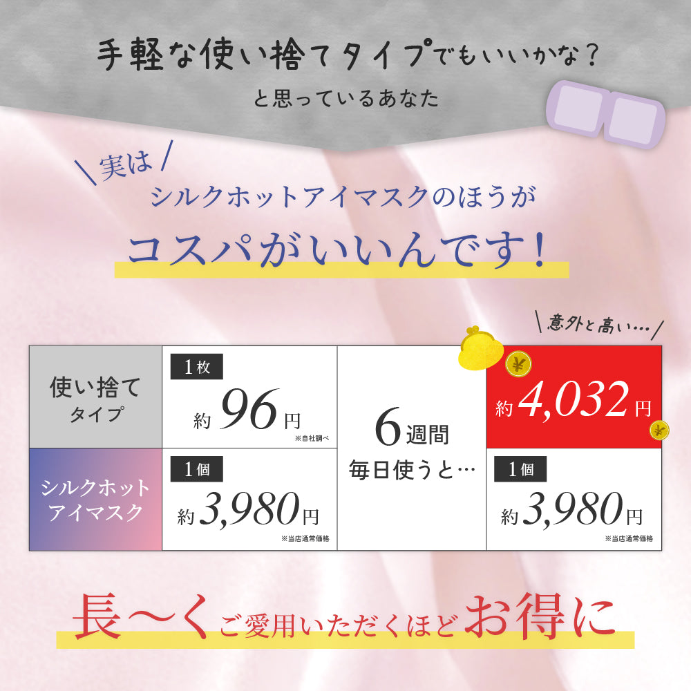 シルクホットアイマスク