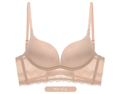 背中開きブラジャー 立体カップ シームレス ノンワイヤー