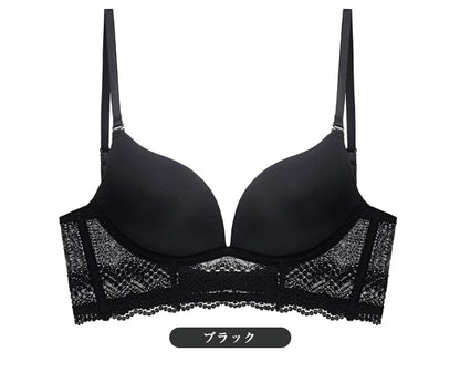 背中開きブラジャー 立体カップ シームレス ノンワイヤー