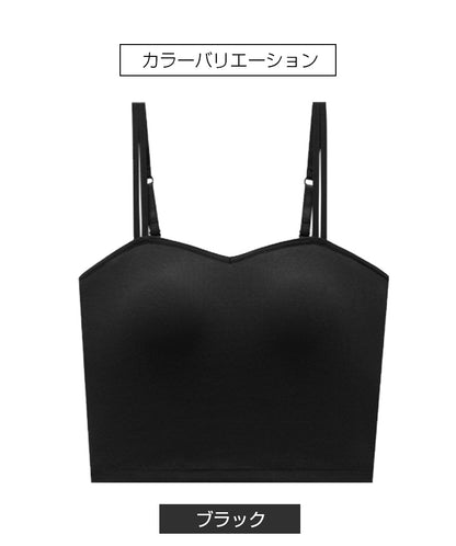 カップ付きキャミソール 立体カップ