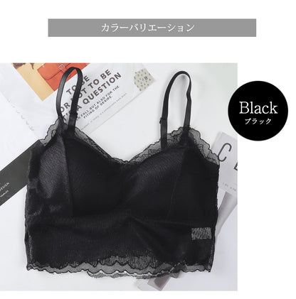 シフォンキャミソールブラトップ カップ付きキャミソール ノンワイヤー