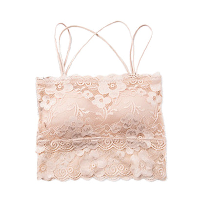 カップ付きキャミソール レースタイプ