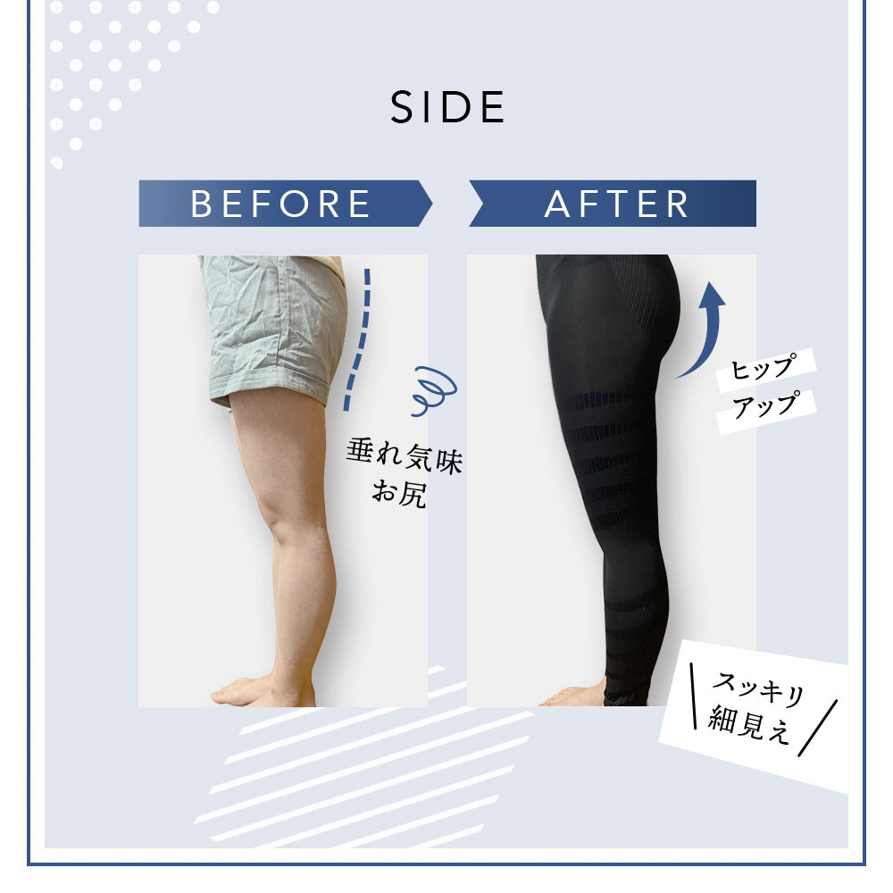 強力着圧ですっきりリセット 着圧レギンス 着圧スパッツ – Iris Candy