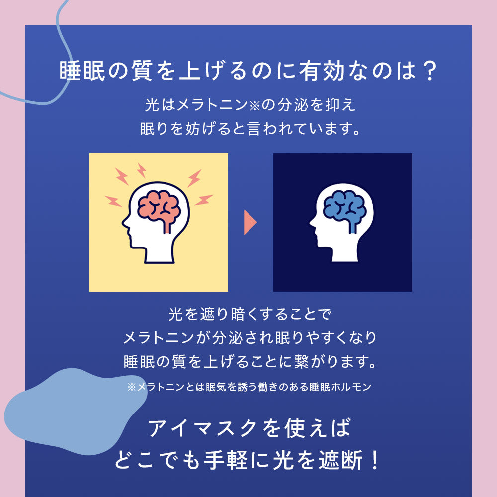 耳まですっぽりアイマスク