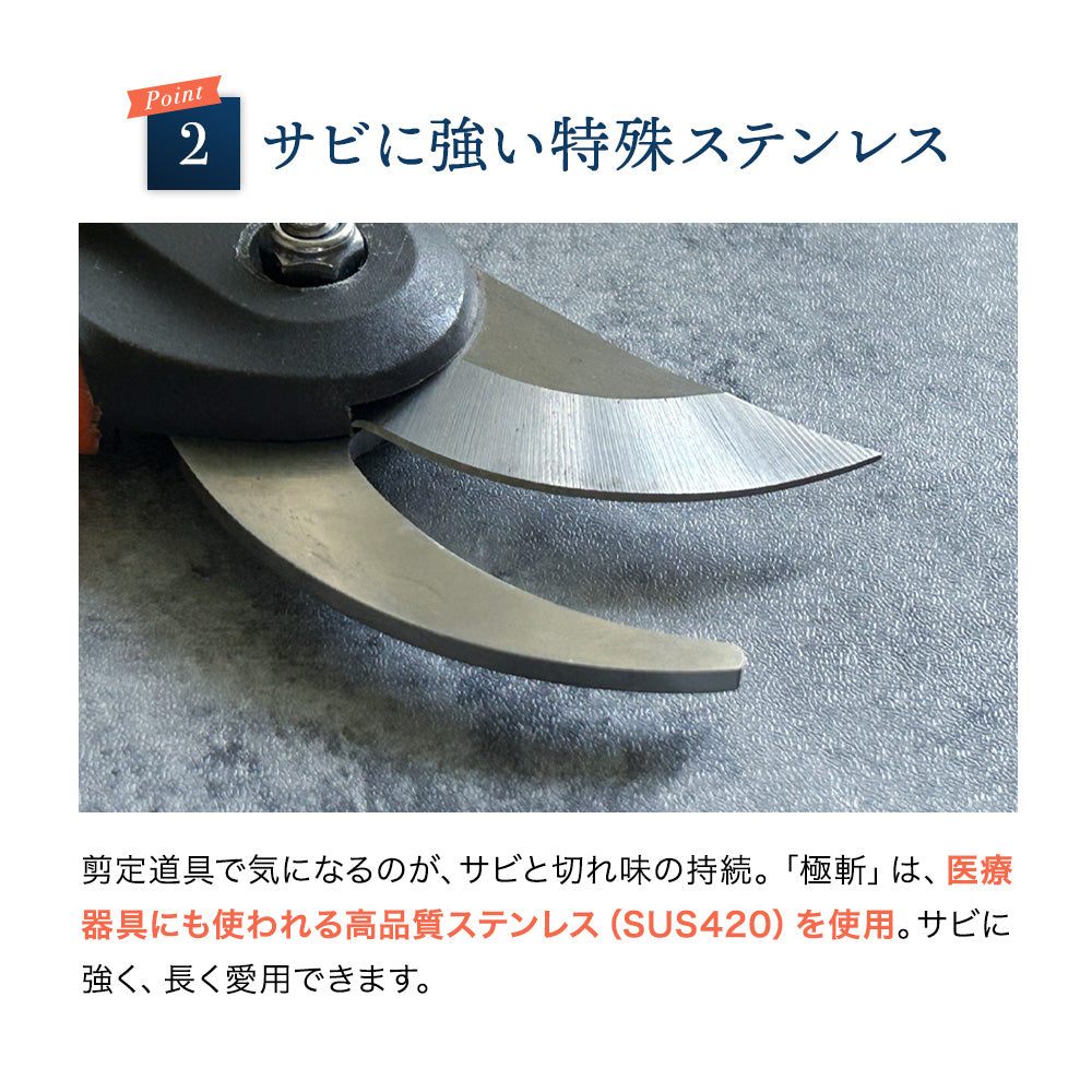 B型剪定鋏 極斬 キワミザン