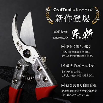 B型剪定鋏 匠斬 タクミザン