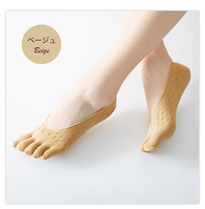 5本指カバーソックス 滑り止め 速乾 ヨガソックス