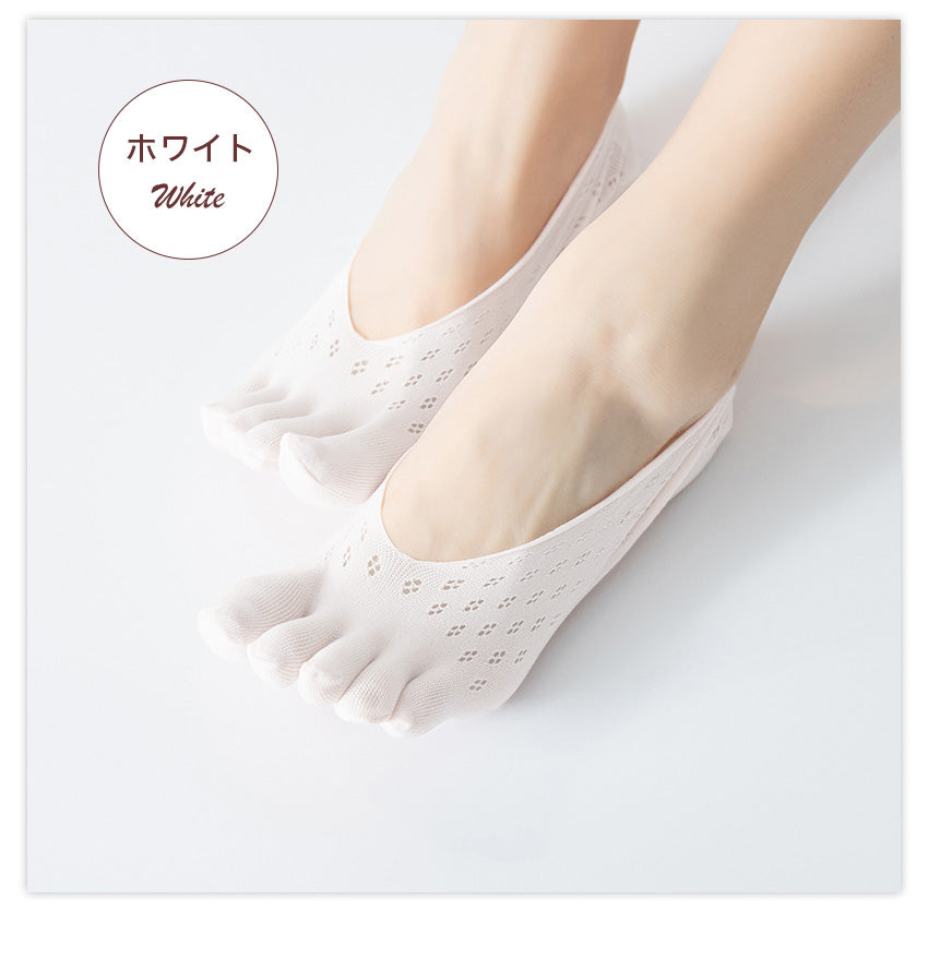 5本指カバーソックス 滑り止め 速乾 ヨガソックス