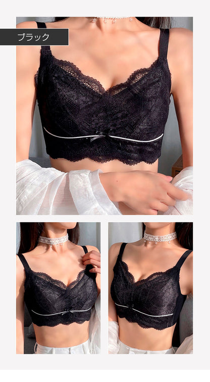 胸を小さく見せるブラ 薄くて涼しい ノンワイヤー