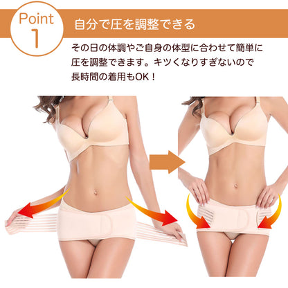 骨盤ベルト マジックテープタイプ 骨盤サポーター