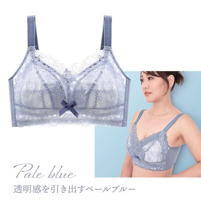 胸を小さく見せるブラ ノンワイヤー  セットショーツあり