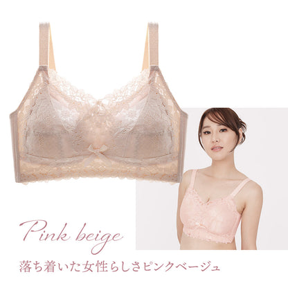 胸を小さく見せるブラ ノンワイヤー  セットショーツあり