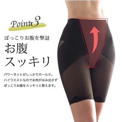 ハイウエストガードル 着圧 ヒップアップ 骨盤引き締め
