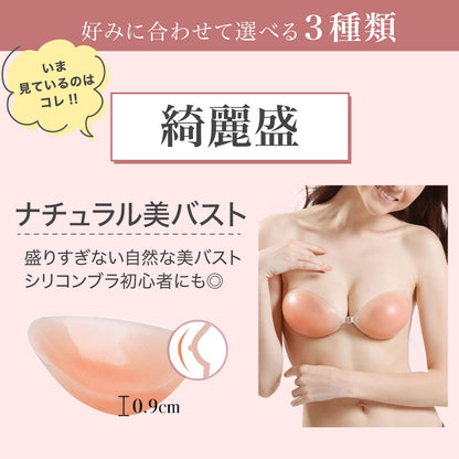 シリコンブラ 綺麗盛 ナチュラル ヌーブラ 初心者にも