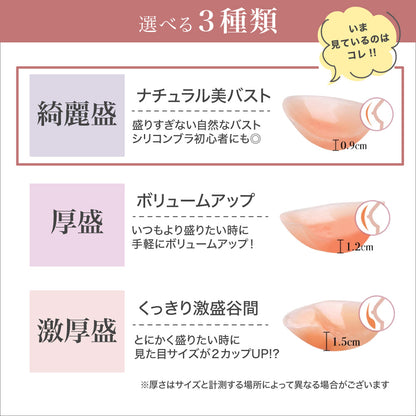 シリコンブラ 綺麗盛 ナチュラル ヌーブラ 初心者にも