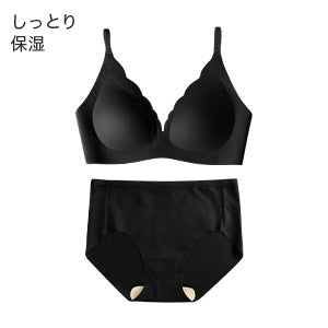 Braria お肌のごちそう下着 ブラ・ショーツセット