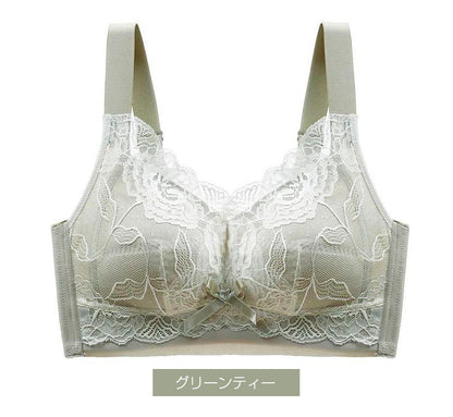 胸を小さく見せるブラ ノンワイヤー セットショーツあり