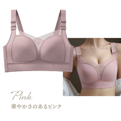 胸を小さく見せるブラ アウターに響かない 薄くて涼しい ノンワイヤー