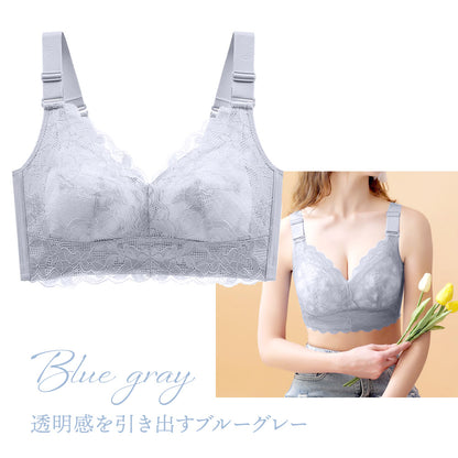胸を小さく見せるブラ 薄くて涼しい ノンワイヤー